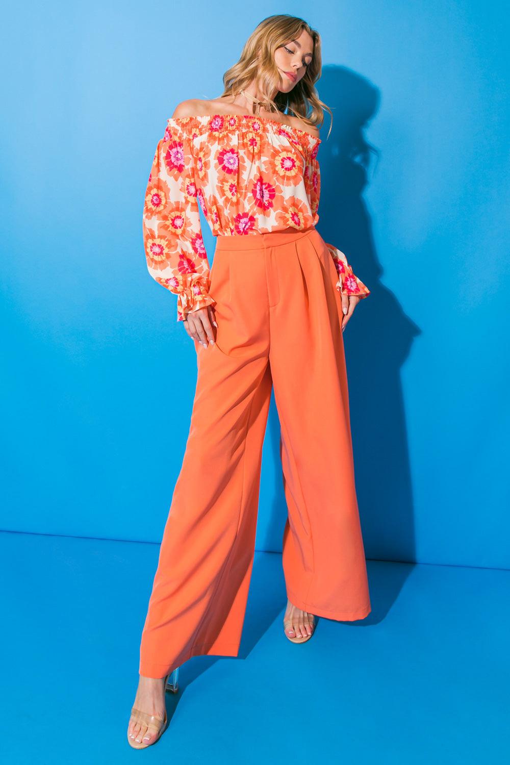 GOOD VIBES WOVEN PANTS - Glamourous Grace