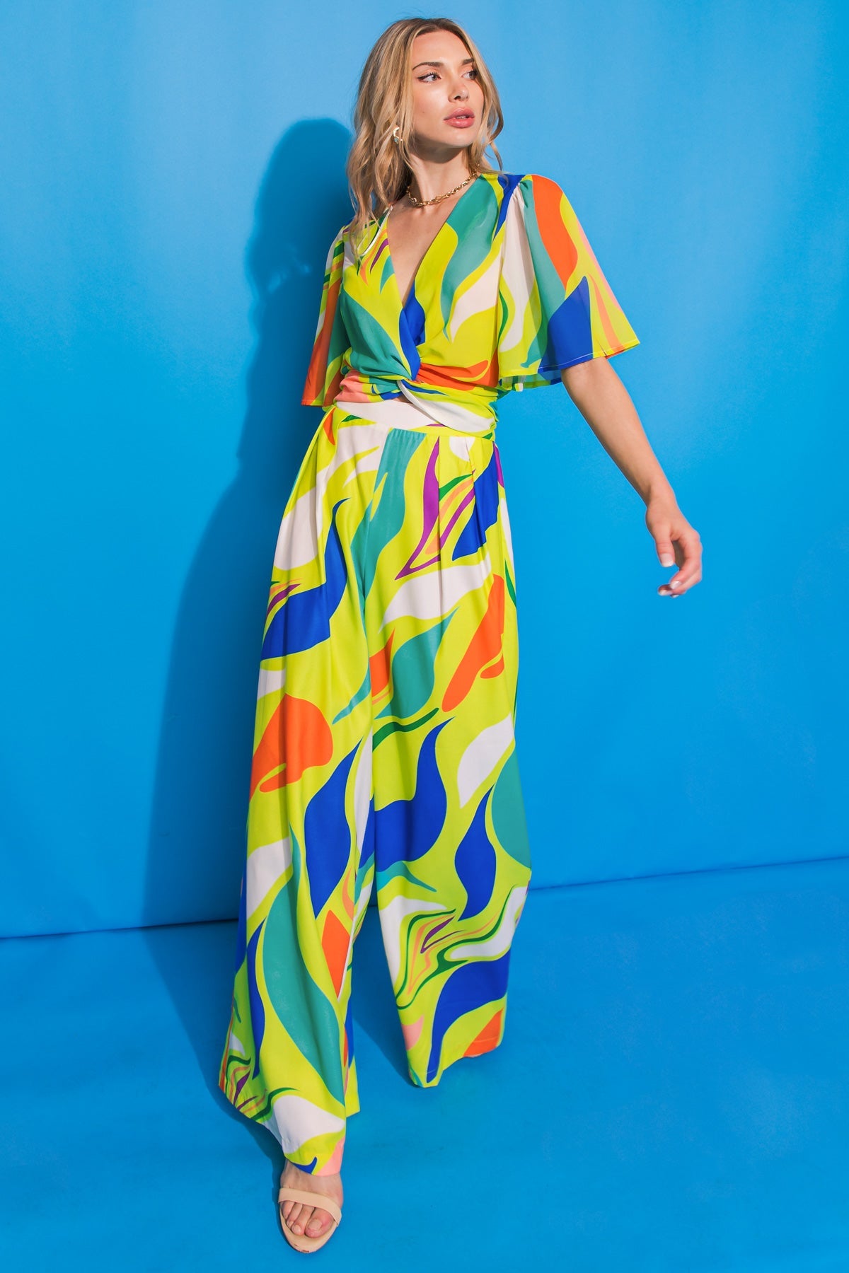 SUNSET DINNER WOVEN PANTS - By Baano