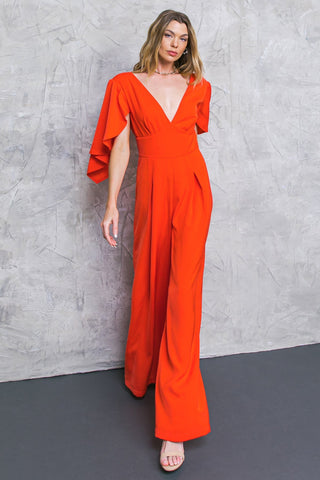 RAISED ON PROMISES STARS WOVEN JUMPSUIT - By Baano