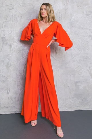 RAISED ON PROMISES STARS WOVEN JUMPSUIT - By Baano