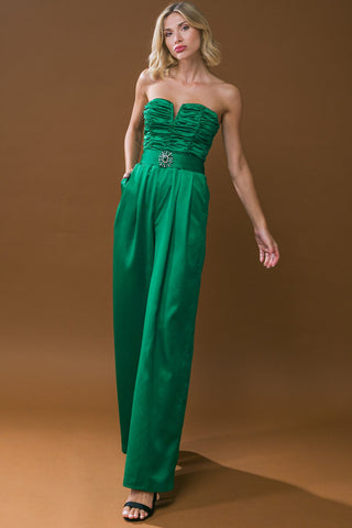 LOST IN YOUR EYES WOVEN JUMPSUIT - By Baano