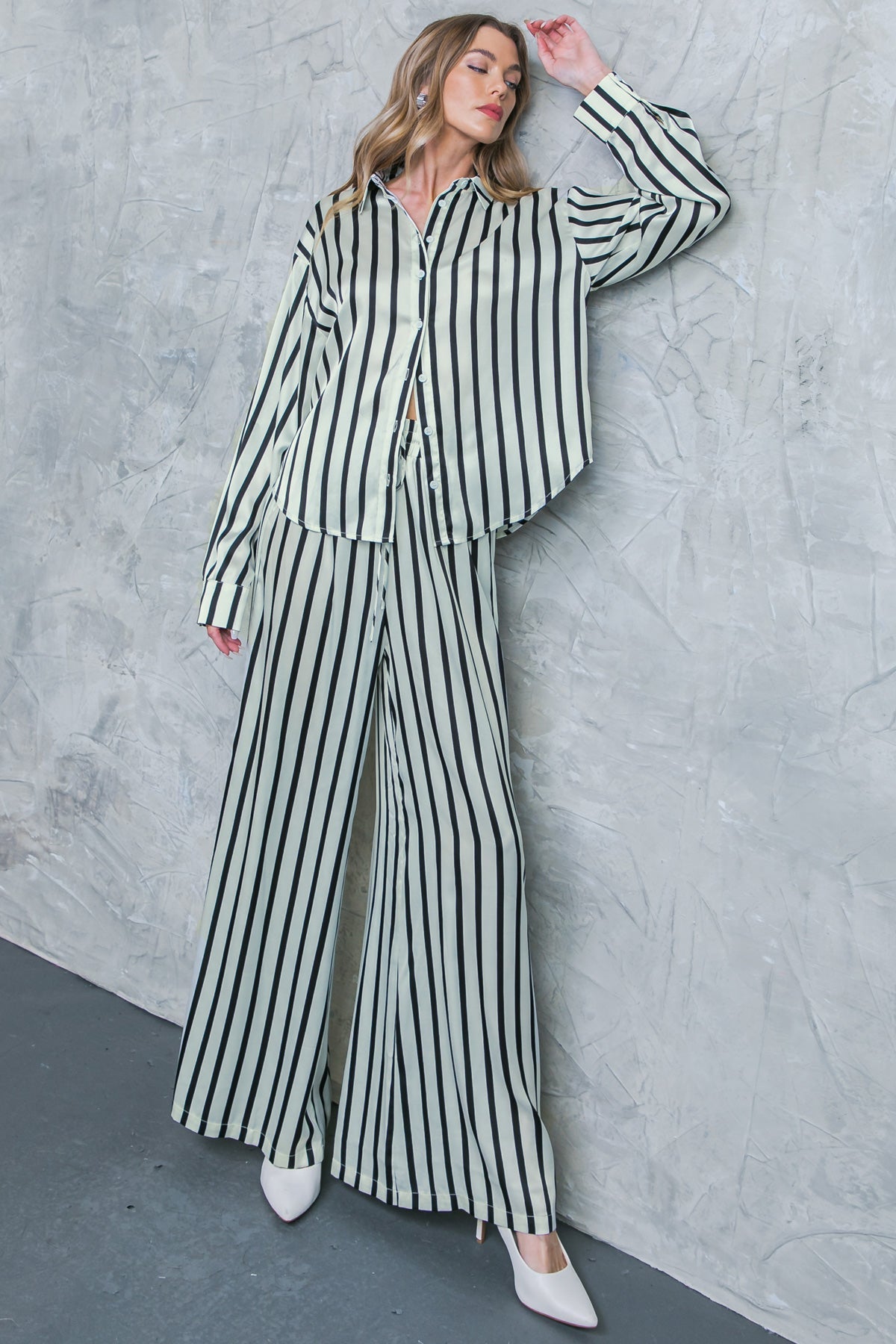 NOTHING TO REGRET SATIN PANTS - By Baano