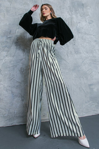 NOTHING TO REGRET SATIN PANTS - By Baano