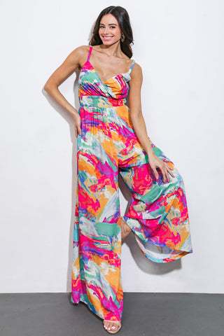 WANDERING AROUND WOVEN JUMPSUIT - By Baano