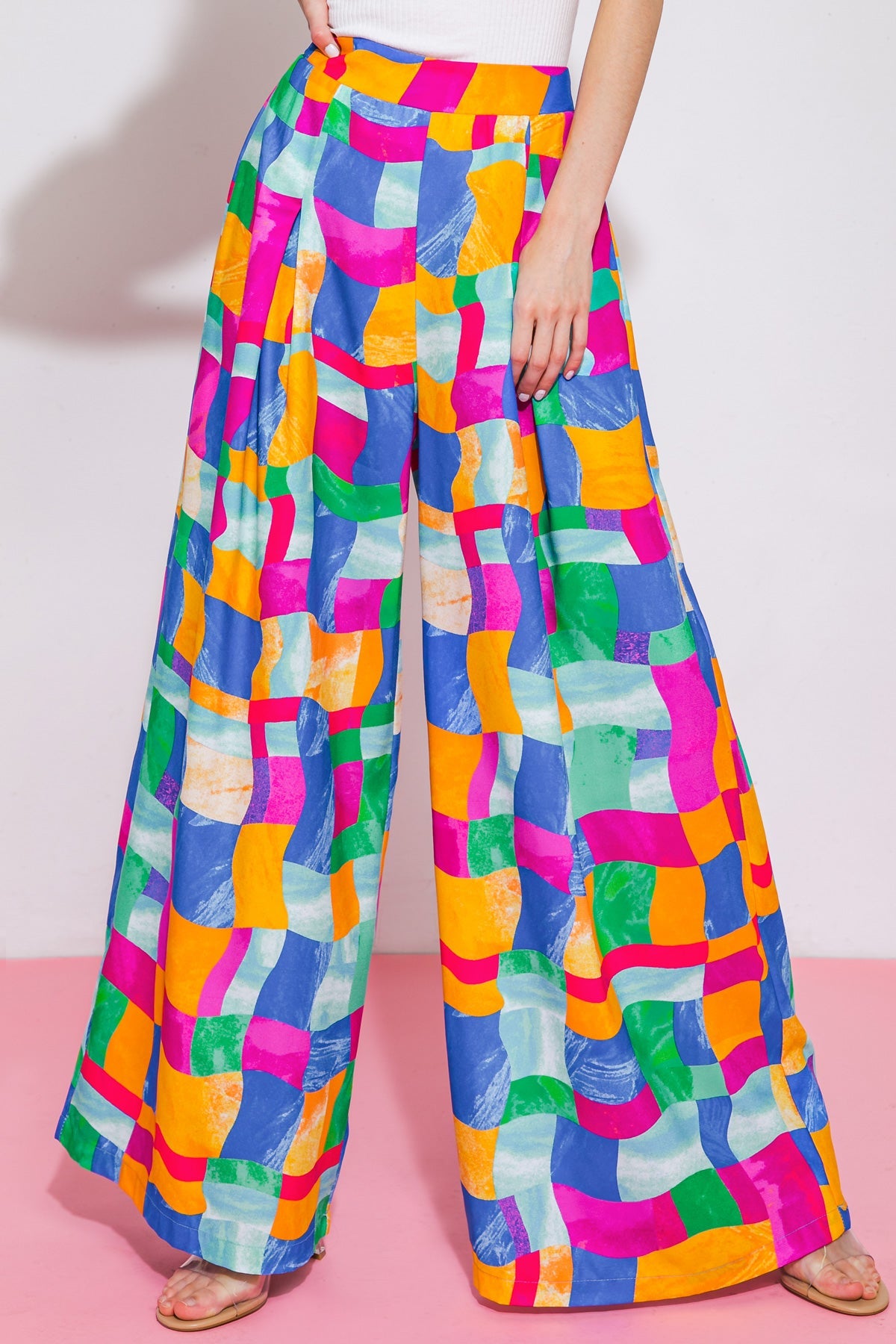 LOVELY STATEMENT WOVEN PANTS - By Baano