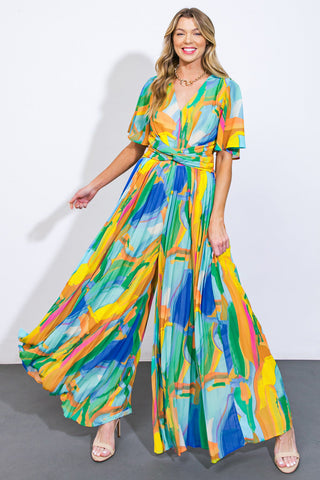 SPIRIT OF NOEL WOVEN JUMPSUIT - By Baano