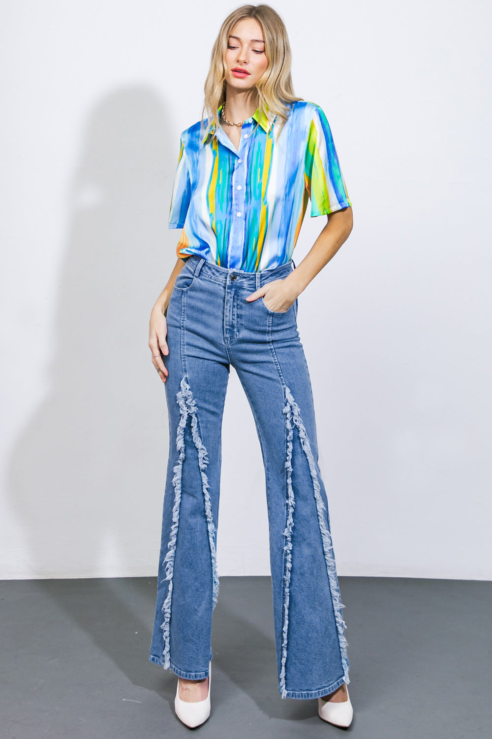 UNDER THE TUSCAN SUN DENIM PANTS - By Baano