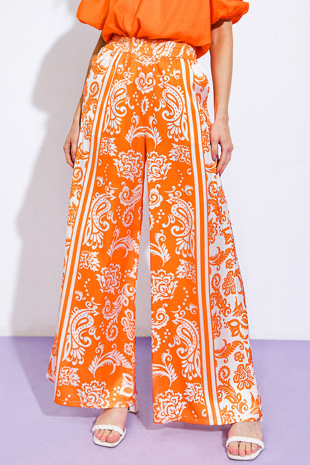 SUNSET PROMISES WOVEN PANTS - By Baano