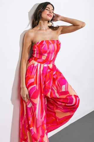 SOMEBODY LOVES WOVEN JUMPSUIT - By Baano