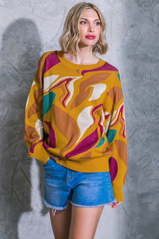 READY TO ADORE SWEATER TOP - By Baano