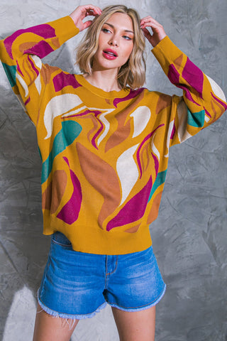 READY TO ADORE SWEATER TOP - By Baano