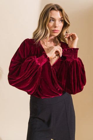 LIKE NO OTHER VELVET BODYSUIT - By Baano