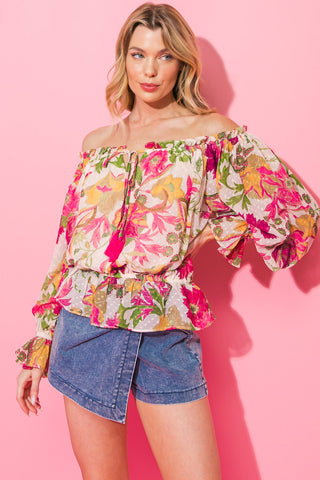 SWEETEST ESCAPE WOVEN TOP - By Baano