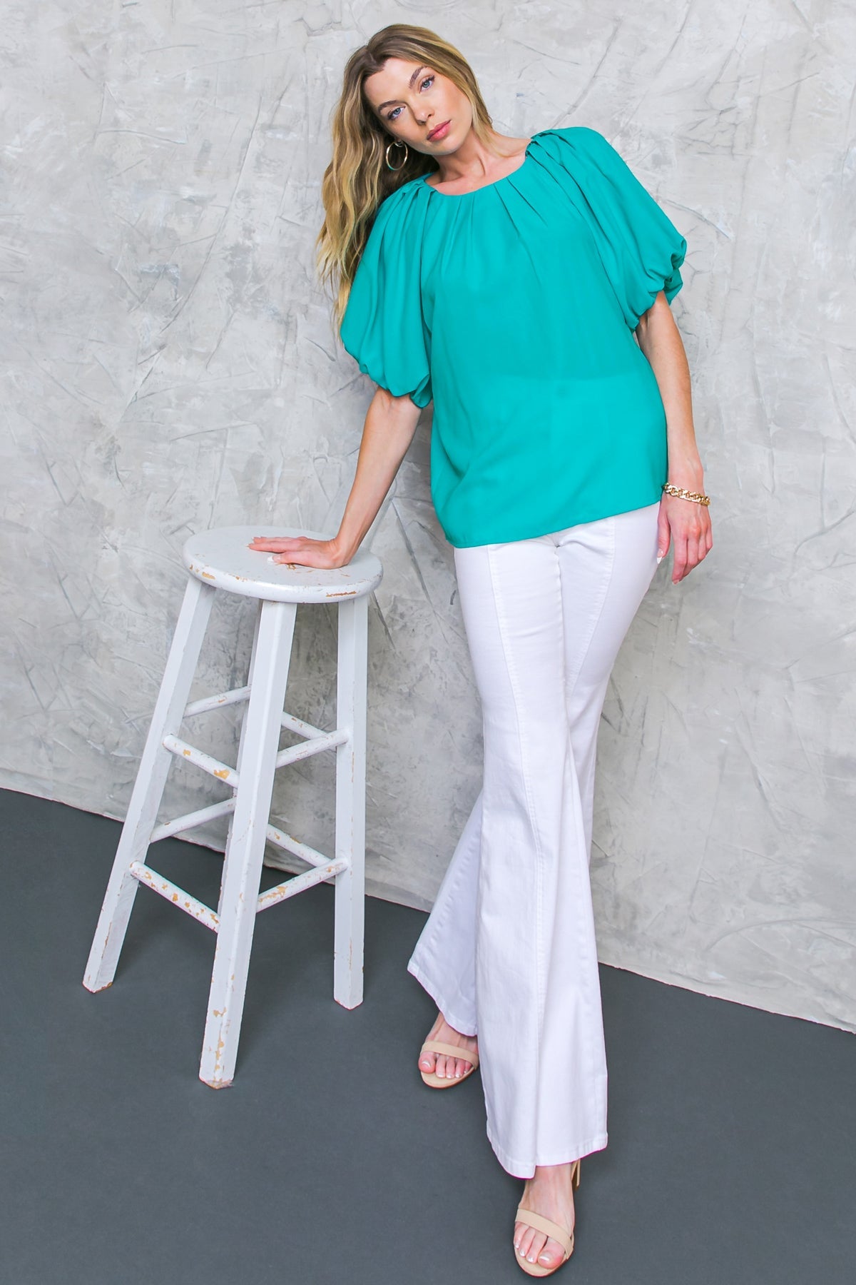 LOVED ALWAYS WOVEN TOP - By Baano