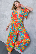 HERE FOR FUN RED WOVEN TOP - By Baano