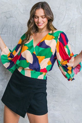 LOOKING MY BEST WOVEN TOP - By Baano