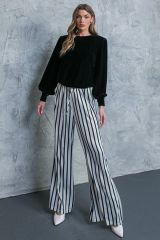 IT'S YOUR TIME VELVET TOP - By Baano