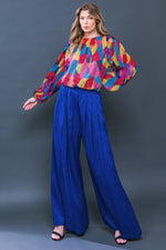 FEELING DELIGHTFUL WOVEN TOP - By Baano