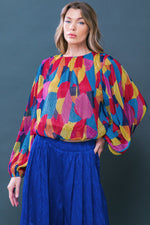 FEELING DELIGHTFUL WOVEN TOP - By Baano