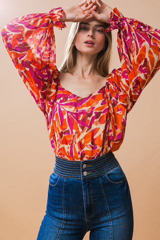 DESIRABLE STYLE WOVEN TOP - By Baano