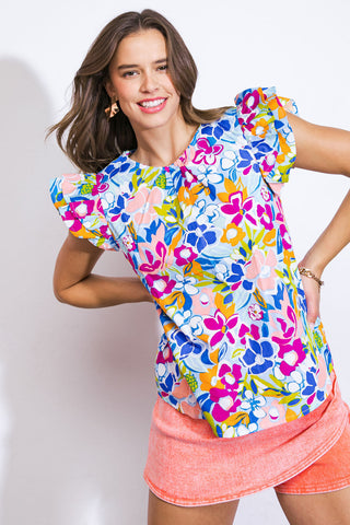 WAITING FOR SUNSHINE WOVEN TOP - By Baano