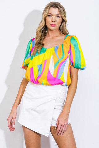 BEAUTIFUL MELODY WOVEN TOP - By Baano