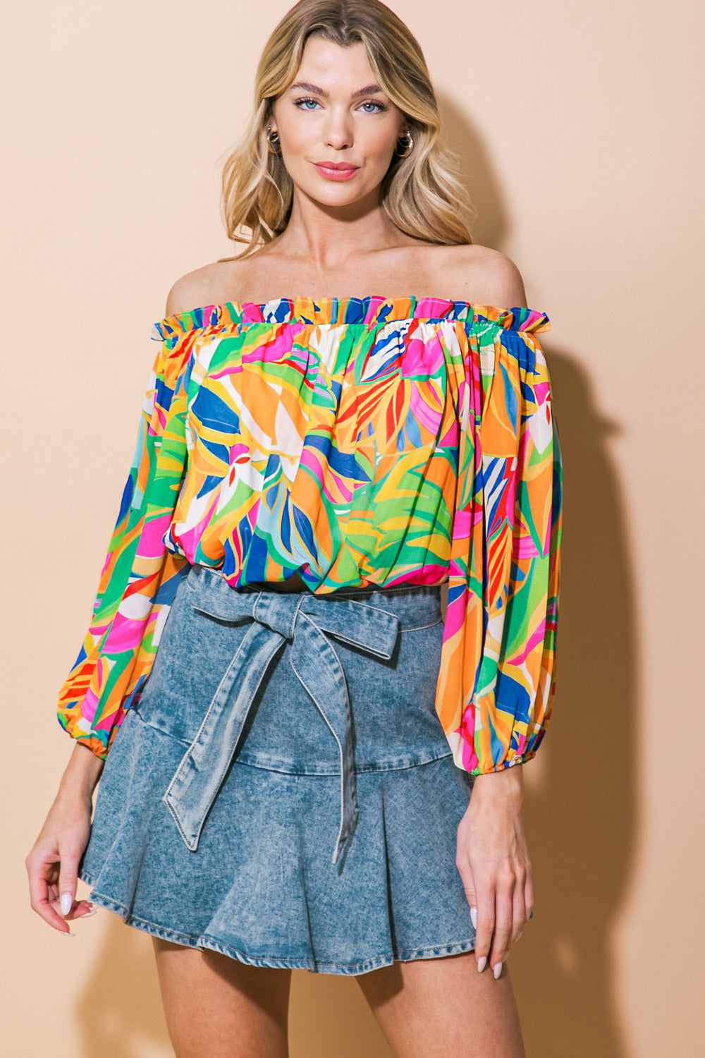 ENTERTAIN ME WOVEN TOP - By Baano