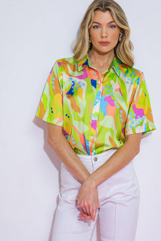 UP FOR ANYTHING WOVEN TOP - By Baano