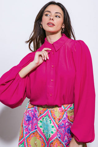 COMFORTABLE CHARM WOVEN TOP - By Baano