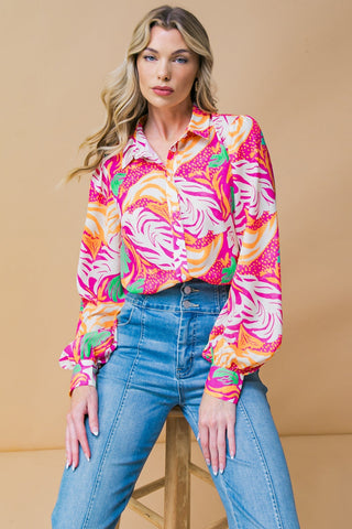 ESTEEMED MOMENT WOVEN TOP - By Baano