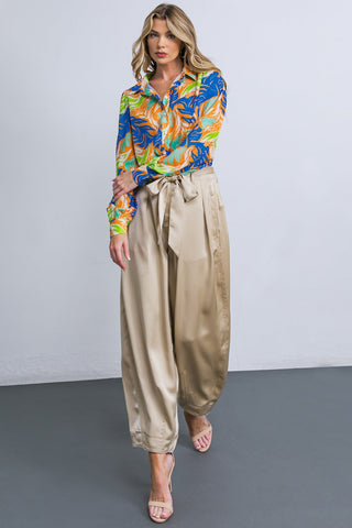 ESTEEMED MOMENT WOVEN TOP - By Baano