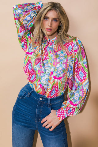 JUST WHAT I NEEDED WOVEN TOP - By Baano
