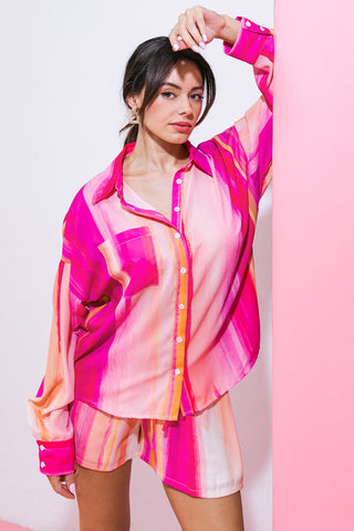 TAKE THE LEAD WOVEN TOP - By Baano