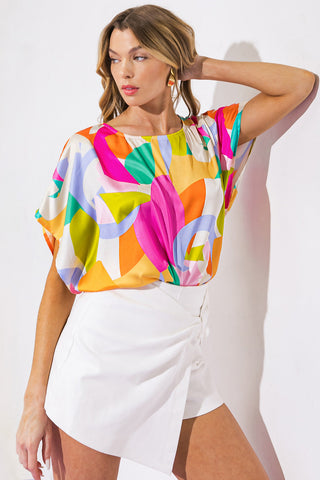 BREATHE FREELY WOVEN TOP - By Baano