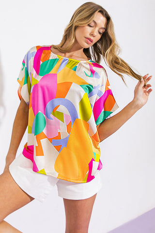 BREATHE FREELY WOVEN TOP - By Baano
