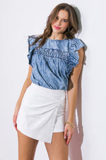 A MAGIC MOMENT WOVEN TOP - By Baano