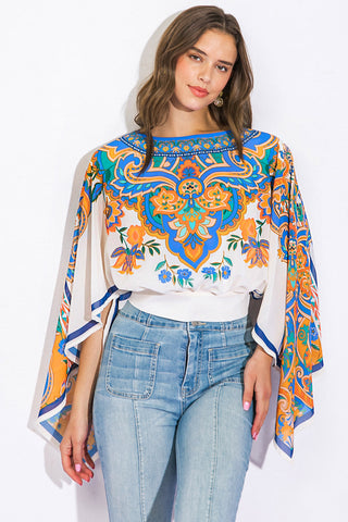 RIGHT THIS WAY WOVEN TOP - By Baano