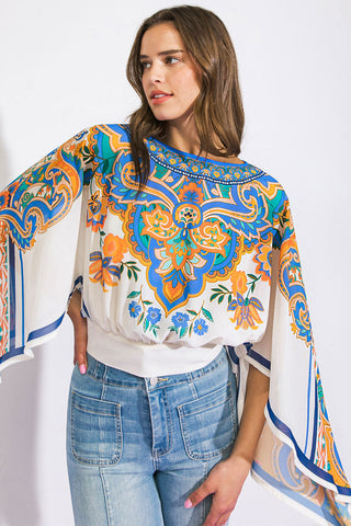 RIGHT THIS WAY WOVEN TOP - By Baano