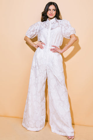 HEADING TO PARADISE WOVEN TOP - By Baano