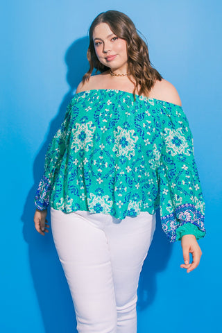SEND MY LOVE WOVEN TOP - By Baano