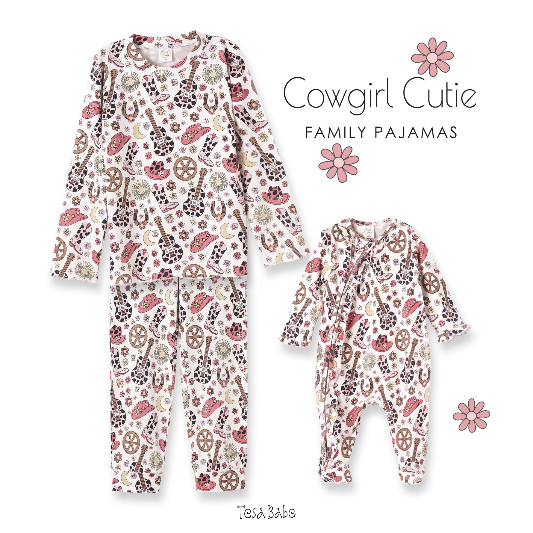 Cowgirl Cutie Girl's Bamboo Pajama Set - By Baano