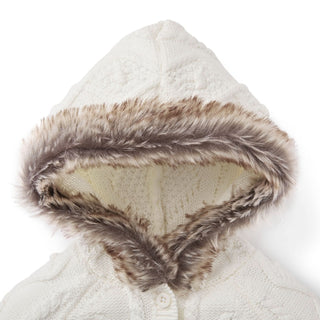 Faux Fur Hooded One Piece - Glamourous Grace