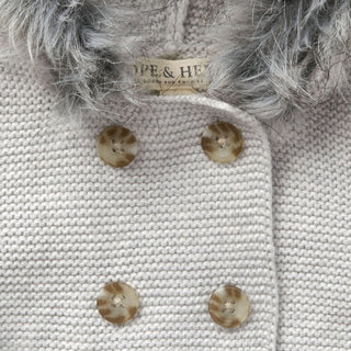 Faux Fur Hooded Sweater - Glamourous Grace