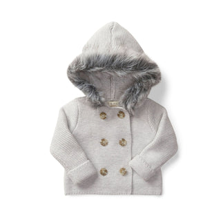 Faux Fur Hooded Sweater - Glamourous Grace