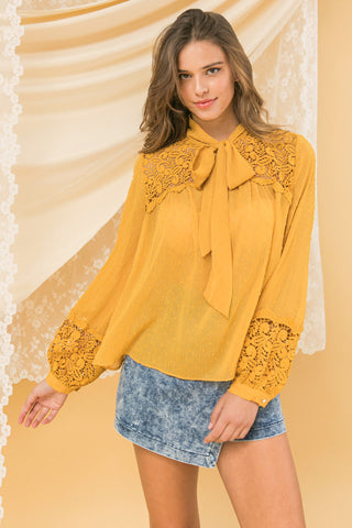 STAY AHEAD PEASANT TOP - By Baano