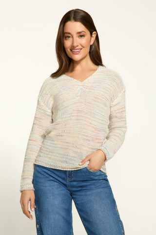 Confetti Ruched Sweater - By Baano