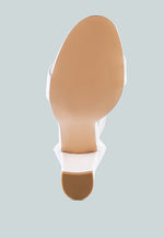 Felicity Zip Up T Strap Sandals