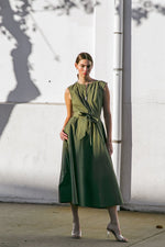 DELICATE DREAMS WOVEN MIDI DRESS - By Baano