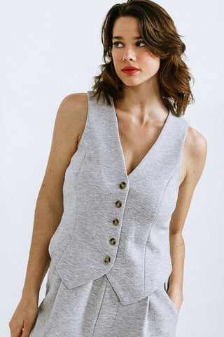CALL MY LOVELY PONTI VEST - By Baano