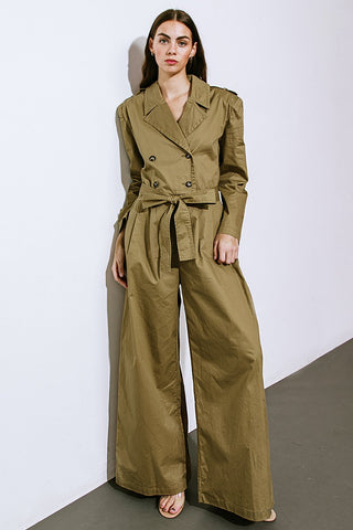 SOUNDS IN MY MIND WOVEN JUMPSUIT - By Baano